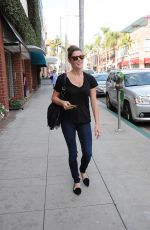 ASHLEY GREENE at a Nail Salon in Los Angeles 10/23/2015