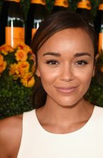 ASHLEY MADEKWE at 2015 Veuve Clicquot Polo Classic in Pacific Palisades 10/17/2015