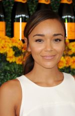 ASHLEY MADEKWE at 2015 Veuve Clicquot Polo Classic in Pacific Palisades 10/17/2015
