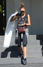 ASHLEY MADEKWE Out and About in Los Angeles 10/07/2015