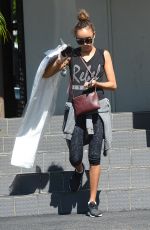 ASHLEY MADEKWE Out and About in Los Angeles 10/07/2015