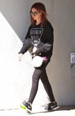 ASHLEY TISDALE Leaves a Gym in Studio City 10/25/2015
