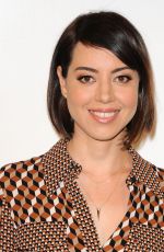 AUBREY PLAZA at Distinguished Women in the Arts Luncheon in Beverly Hills 10/28/2015