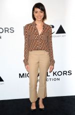 AUBREY PLAZA at Distinguished Women in the Arts Luncheon in Beverly Hills 10/28/2015