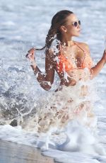 AVA LANGE in Bikini on the Set of a 138 Water Photoshoot in Malibu 10/07/2015