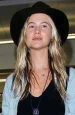 BEHATI PRINSLOO on Ripped Jeans Arrives at LAX Airport in Los Angeles 10/11/2015
