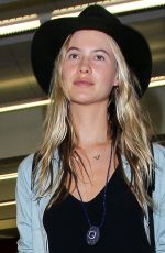 BEHATI PRINSLOO on Ripped Jeans Arrives at LAX Airport in Los Angeles 10/11/2015