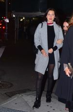 BELLA HADID and Friend Night Out in Soho 10/17/2015