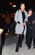 BELLA HADID and Friend Night Out in Soho 10/17/2015