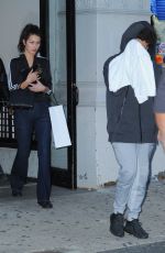 BELLA HADID Arrives at Vera Wangs Office in New York 10/14/2015