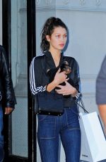 BELLA HADID Arrives at Vera Wangs Office in New York 10/14/2015