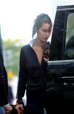 BELLA HADID Arrives at Vera Wangs Office in New York 10/14/2015
