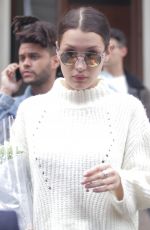 BELLA HADID Out and About in New York 10/09/2015