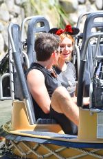 BELLA THORNE and Gregg Sulkin at Disneyland 09/06/2015