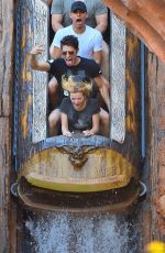 BELLA THORNE and Gregg Sulkin at Disneyland 09/06/2015