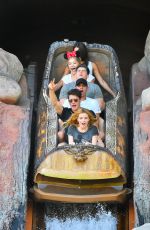 BELLA THORNE and Gregg Sulkin at Disneyland 09/06/2015