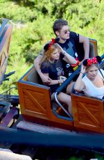 BELLA THORNE and Gregg Sulkin at Disneyland 09/06/2015