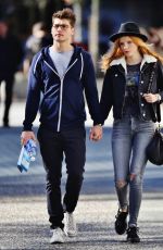 BELLA THORNE and Gregg Sulkin Out and About in Vancouver 10/05/2015