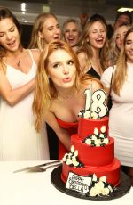 BELLA THORNE Celebrates Her 18th Birthday on a Yacht in Los Angeles 10/10/2015