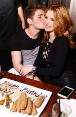 BELLA THORNE Celebrates Her Birthday at Beso Restaurant in Hollywood 10/08/2015