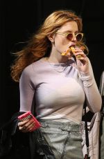 BELLA THORNE in Short Skirt Out in Vancouver 10/03/2015