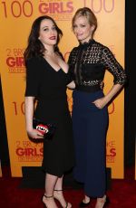 BETH BEHRS and KAT DENNINGS  at 2 Broke Girls, 100th Episode Celebration in Los Angeles 10/03/2015