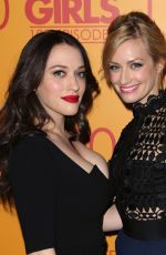 BETH BEHRS and KAT DENNINGS  at 2 Broke Girls, 100th Episode Celebration in Los Angeles 10/03/2015