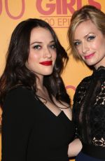 BETH BEHRS and KAT DENNINGS  at 2 Broke Girls, 100th Episode Celebration in Los Angeles 10/03/2015