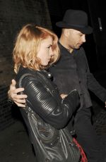 BILLIE PIPER Arrives at Chiltern Firehouse in London 10/17/2015