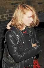 BILLIE PIPER Arrives at Chiltern Firehouse in London 10/17/2015