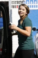 BINDI IRWIN Arrives at DWTS Studio in Hollywood 10/06/2015