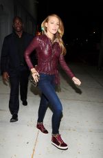 BLAKE LIVELY Leaves a Magazine Photoshoot in New York 10/14/2015