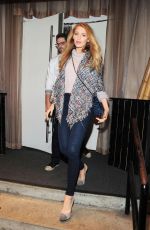 BLAKE LIVELY Leaves a Restaurant in Brooklyn 10/15/2015