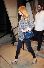 BLAKE LIVELY Leaves a Restaurant in Brooklyn 10/15/2015