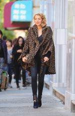 BLAKE LIVELY on the Set of An Untitled Woody Allen Film in New York 10/07/2015