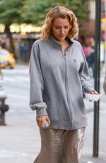 BLAKE LIVELY on the Set of Woody Allen Untitled Project in New York 10/07/2015