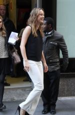 BRIE LARSON Arrives at The Today Show in New York 10/21/2015