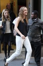 BRIE LARSON Arrives at The Today Show in New York 10/21/2015