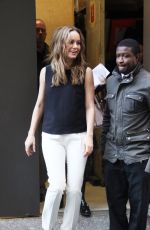 BRIE LARSON Arrives at The Today Show in New York 10/21/2015