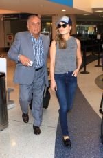 BRIE LARSON at Los Angeles International Airport 10/23/2015