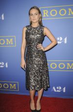 BRIE LARSON at Room Premiere in West Hollywood 10/13/2015