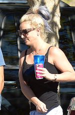 BRITNEY SPEARS Arrives at a Dance Studio in Westlake Village 10/10/2015