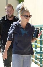 BRITNEY SPEARS Leaves a Recording Studio in Westlake Village 10/09/2015