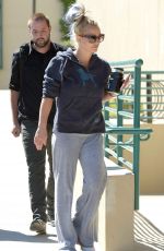 BRITNEY SPEARS Leaves a Recording Studio in Westlake Village 10/09/2015