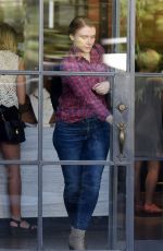 BRYCE DALLAS HOWARD in Jeans Leaves Meche Salon 10/01/2015