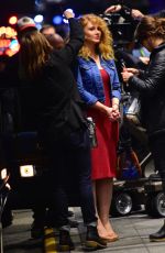 BRYCE DALLAS HOWARD on the Set of Gold in New York 10/09/2015