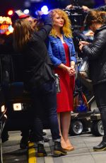 BRYCE DALLAS HOWARD on the Set of Gold in New York 10/09/2015