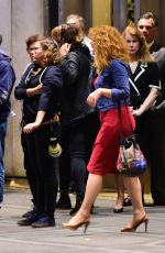 BRYCE DALLAS HOWARD on the Set of Gold in New York 10/09/2015