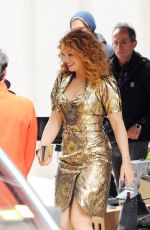 BYCE DALLAS HOWARD on the Set of Gold in New York 10/04/2015