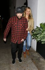 CAMERON DIAZ and Benji Madden Night Out in Beverly Hills 10/28/2015